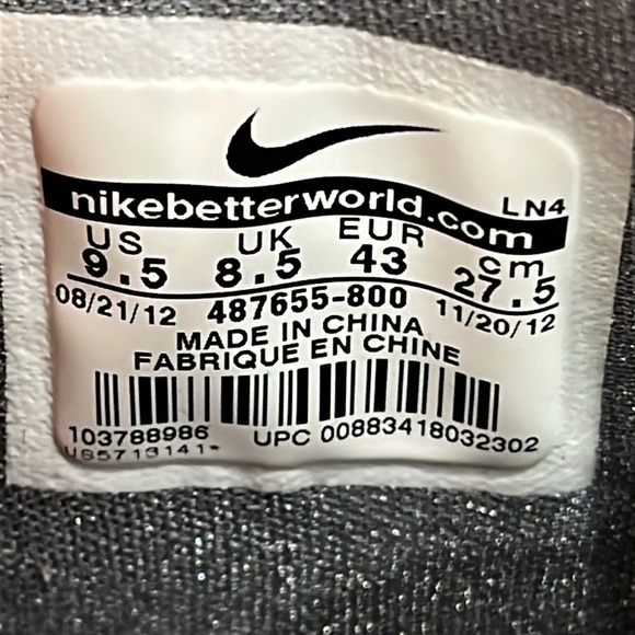 Nike Zoom Hyperenforcer PE Men’s Orange Grey Basketball Athletic 9.5 US - Picture 3 of 13